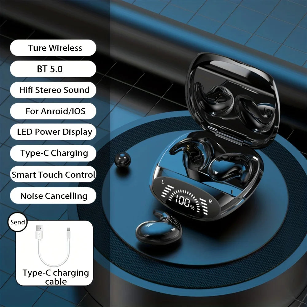 Auscultadores sem fios Bluetooth ultrafino