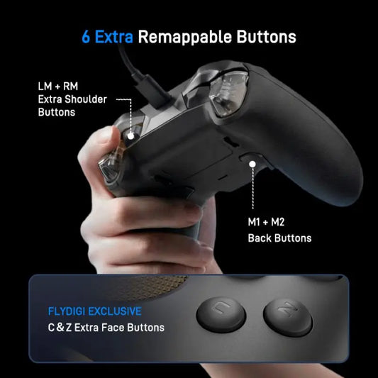 Comando de jogo com fios FLYDIGI VADER 5S para Xbox e PC