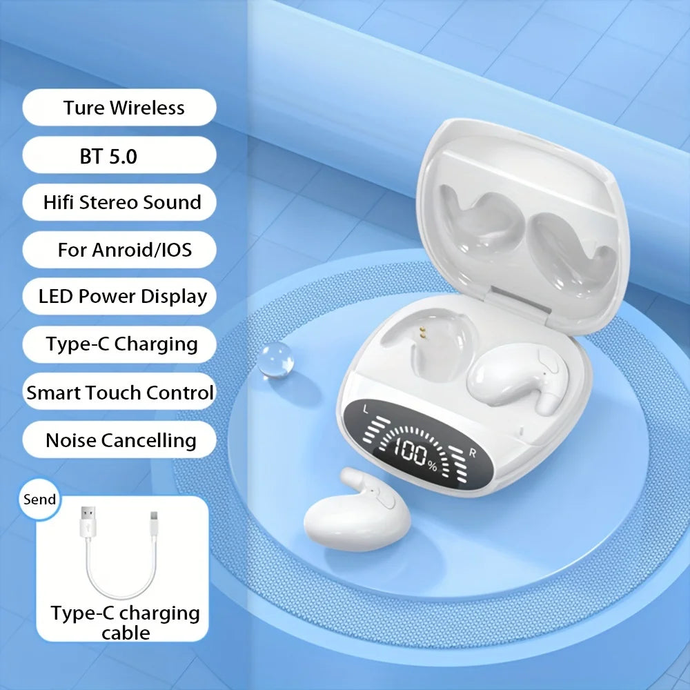 Auscultadores sem fios Bluetooth ultrafino