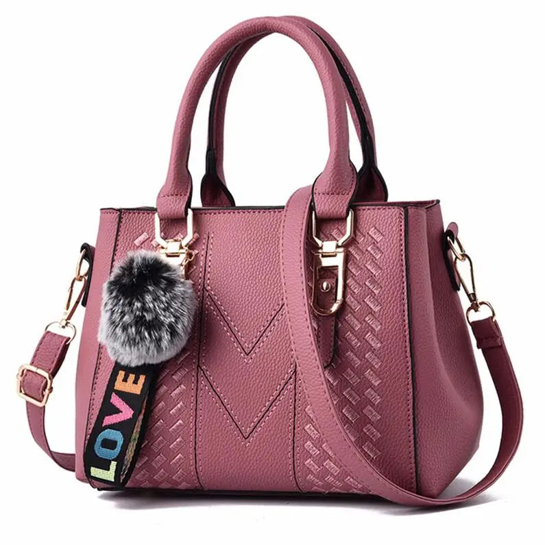Bolsa de Mensageiro de Couro Bordado