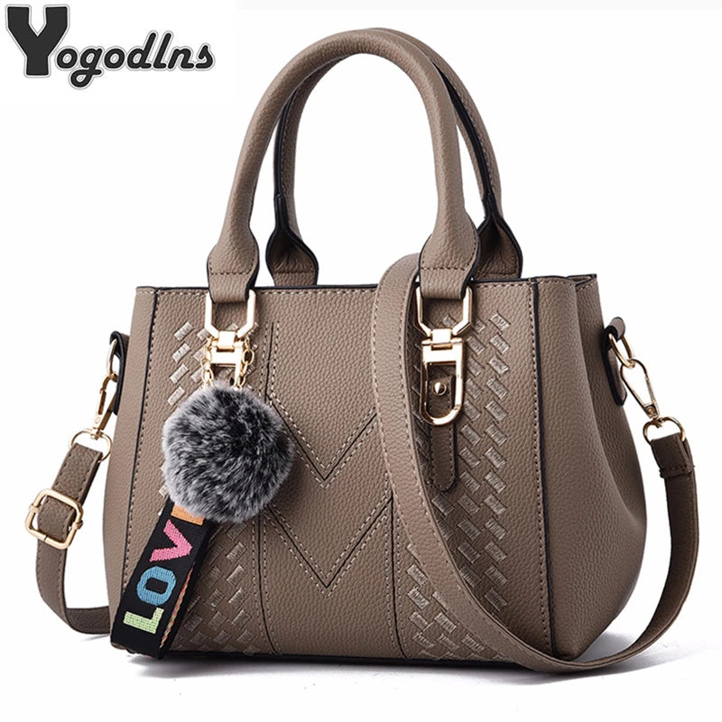 Bolsa de Mensageiro de Couro Bordado