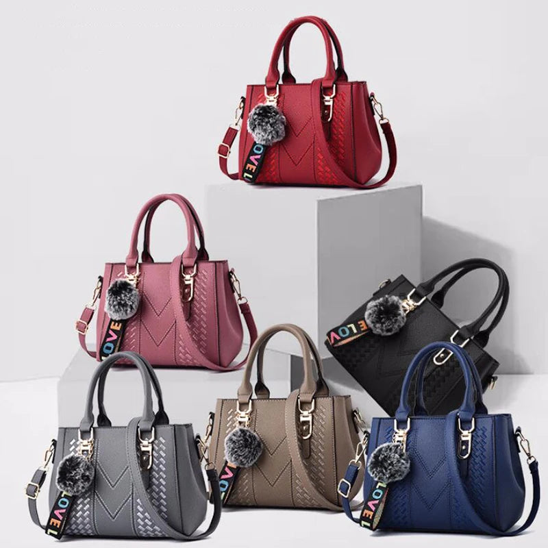 Bolsa de Mensageiro de Couro Bordado