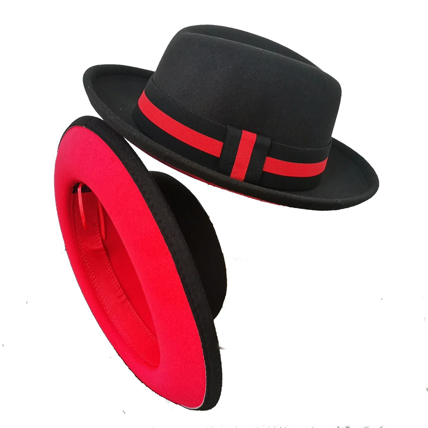Chapéu Fedora de feltro elástico jazz