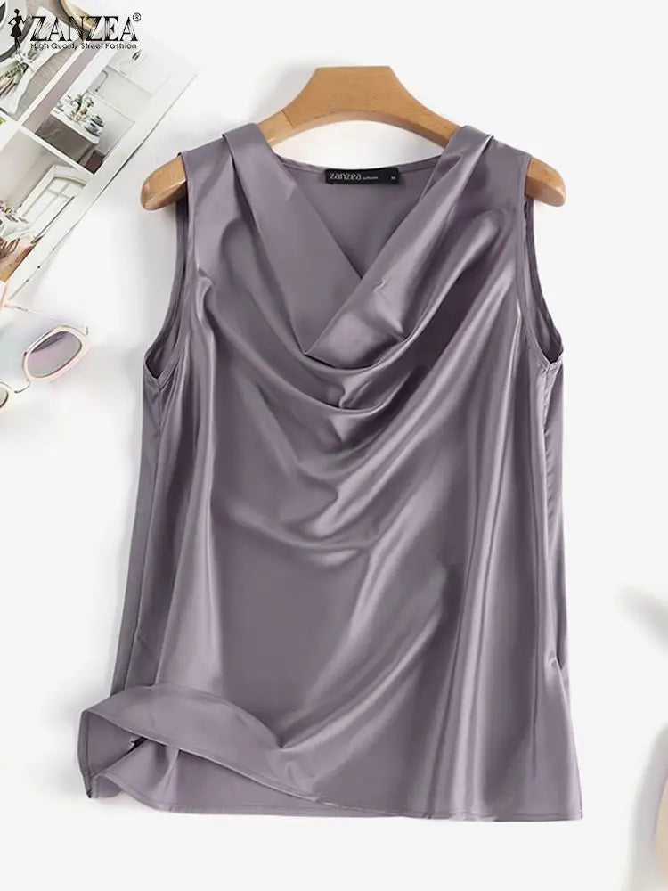 Blusa regata sem mangas
