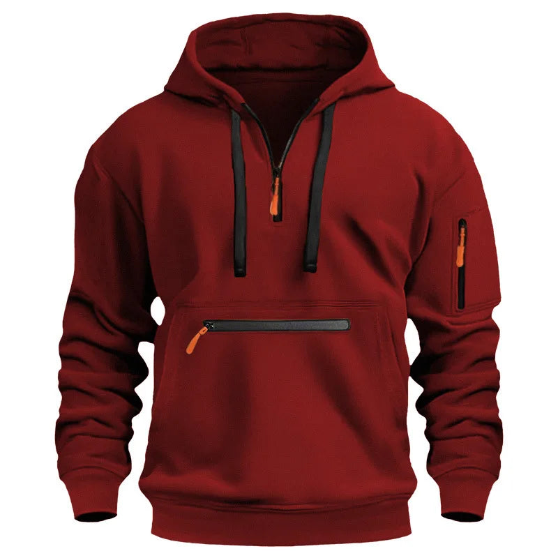 Moletom esportivo casual com capuz