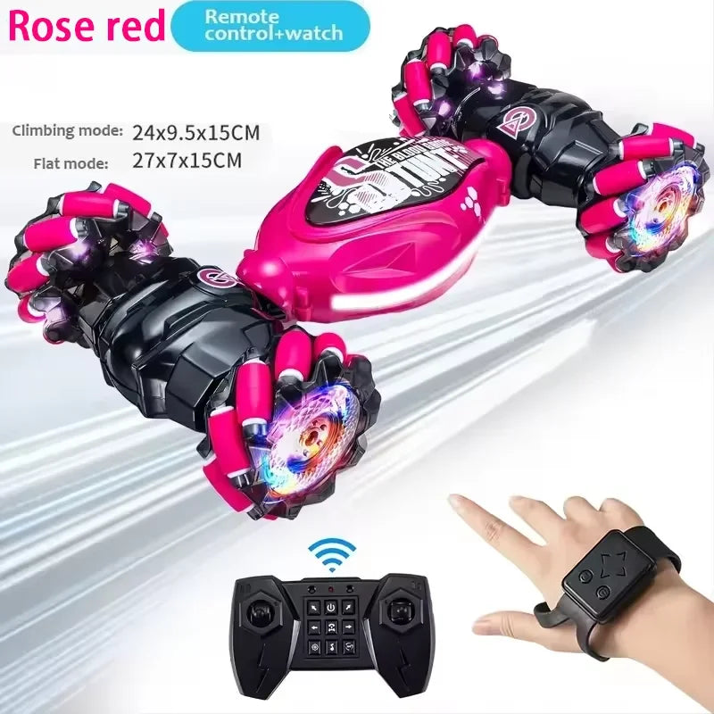 Carro de deriva 4WD RC com luzes LED de música 2.4G