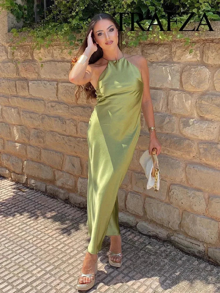 Vestido Sexy de Cetim