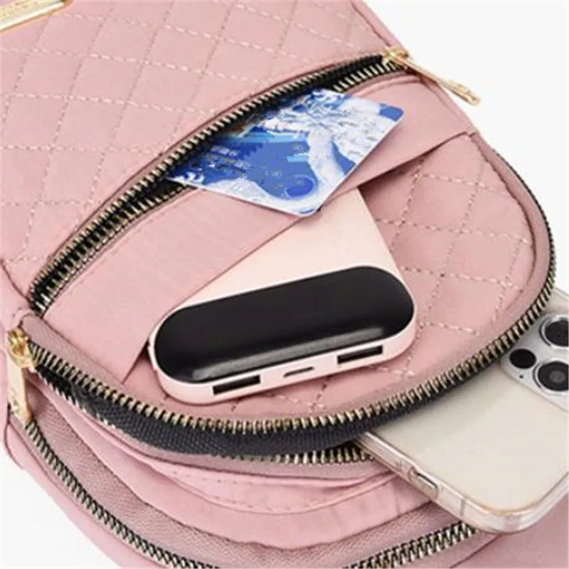 Bolsa tiracolo acolchoada