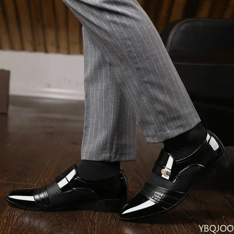 Sapatos de couro Oxford formais