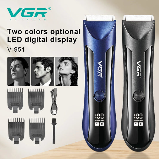 Aparador de pelos corporais recarregáveis VGR 951