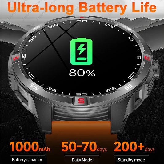 Smartwatch T-Rex 3 Militar com Bateria de 1000mAh para Adultos