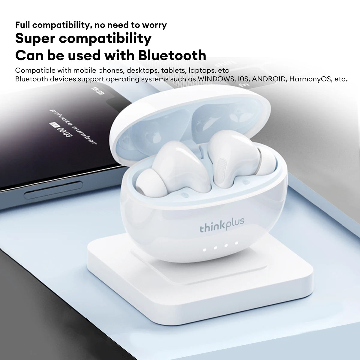Fones de ouvido Lenovo LP5 PRO