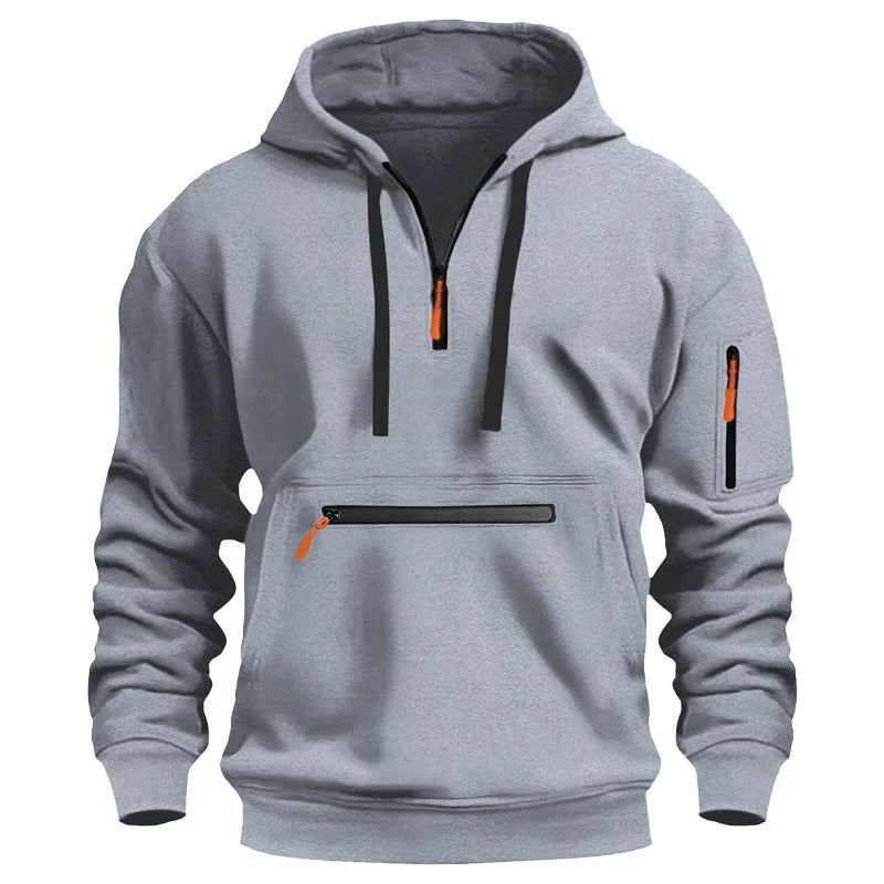 Moletom esportivo casual com capuz