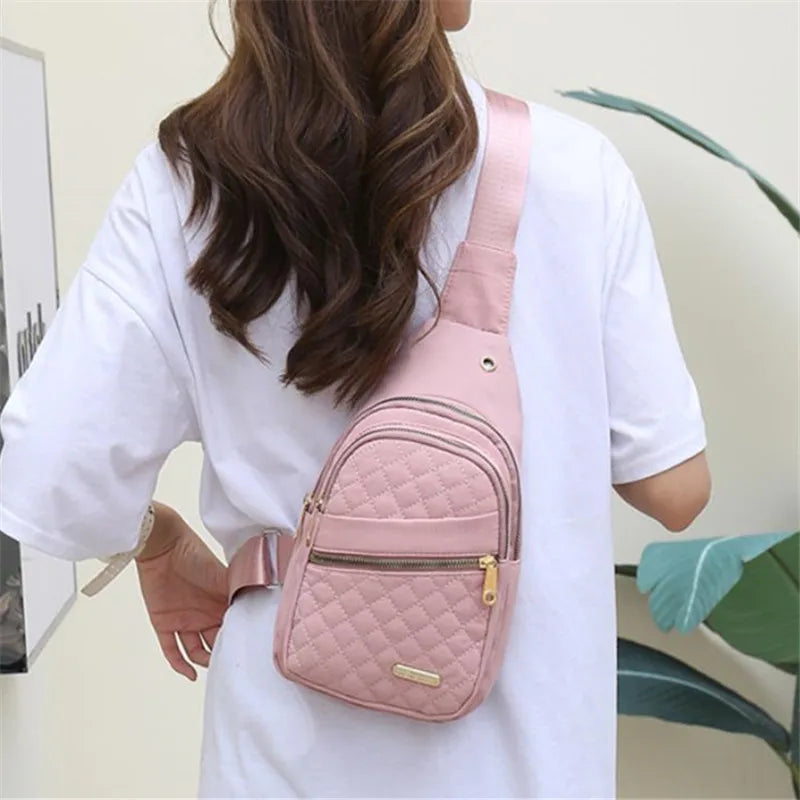 Bolsa tiracolo acolchoada