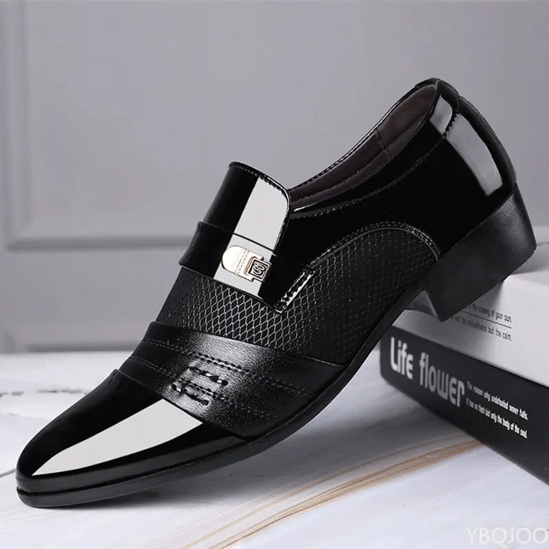 Sapatos de couro Oxford formais