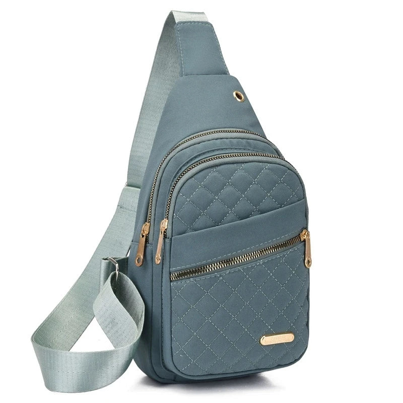 Bolsa tiracolo acolchoada