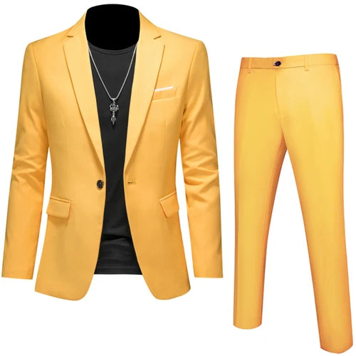 Ternos Monocromáticos Slim Fit