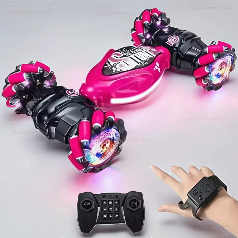 Carro de deriva 4WD RC com luzes LED de música 2.4G