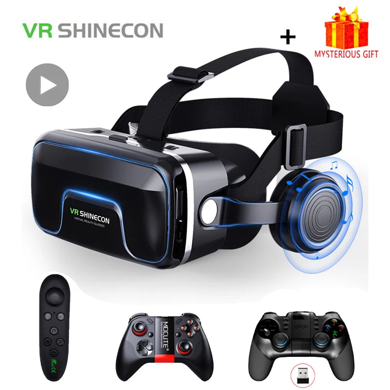 Óculos de realidade virtual casque para smartphone