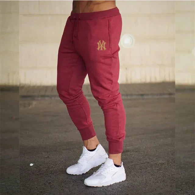Calças casuais fitness moletom