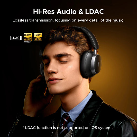 UGREEN Studio Pro HP206 — Fones de Ouvido Sem Fio com ANC, LDAC e até 120 Horas de Reprodução