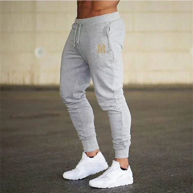 Calças casuais fitness moletom