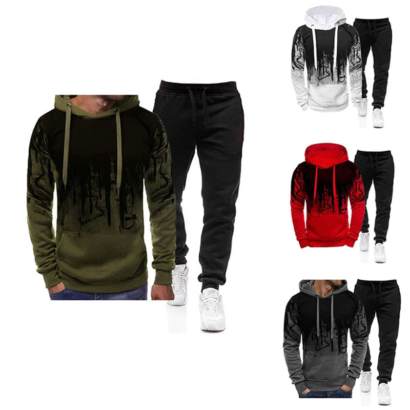 Moletom Splash masculino e calça de treino