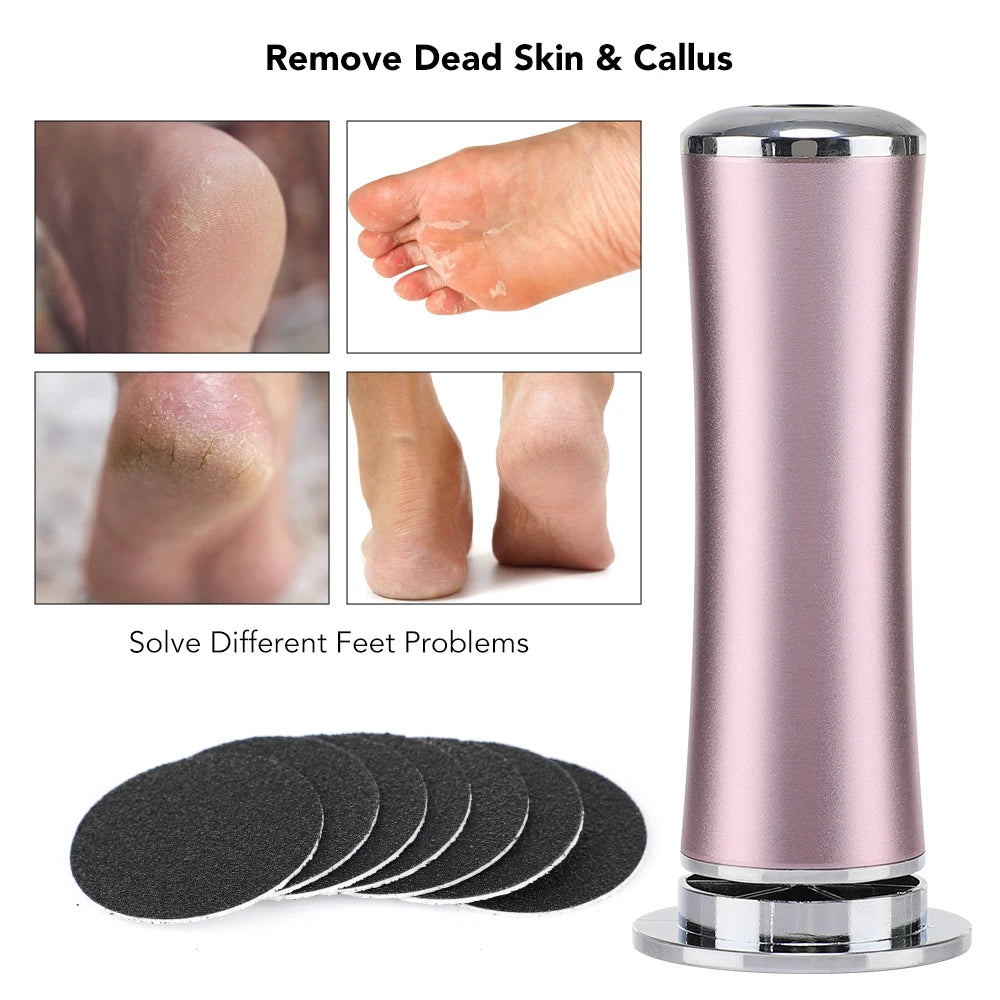 Máquina de pedicure, removedor de pele morta, calos, moagem dos pés, aparador.