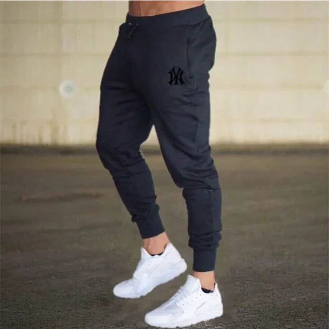 Calças casuais fitness moletom