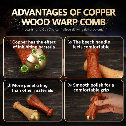 Ferramenta massageadora facial Guasha Varinha Kansa