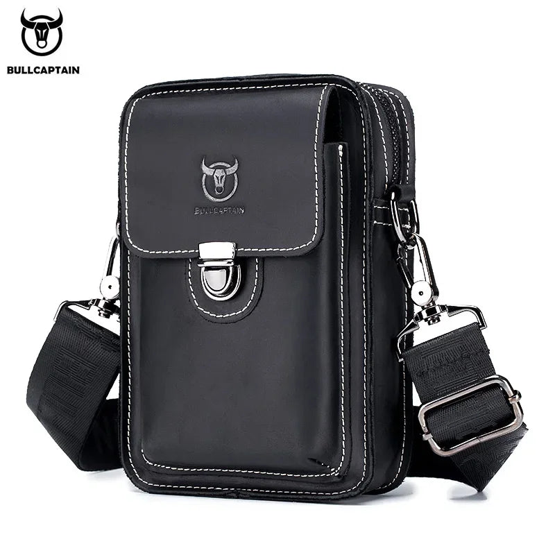 Bolsa Bullcaptain crazy horse couro