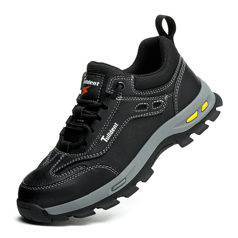 Sapatos de Segurança Masculinos Antiperfuração e Resistentes ao Desgaste
