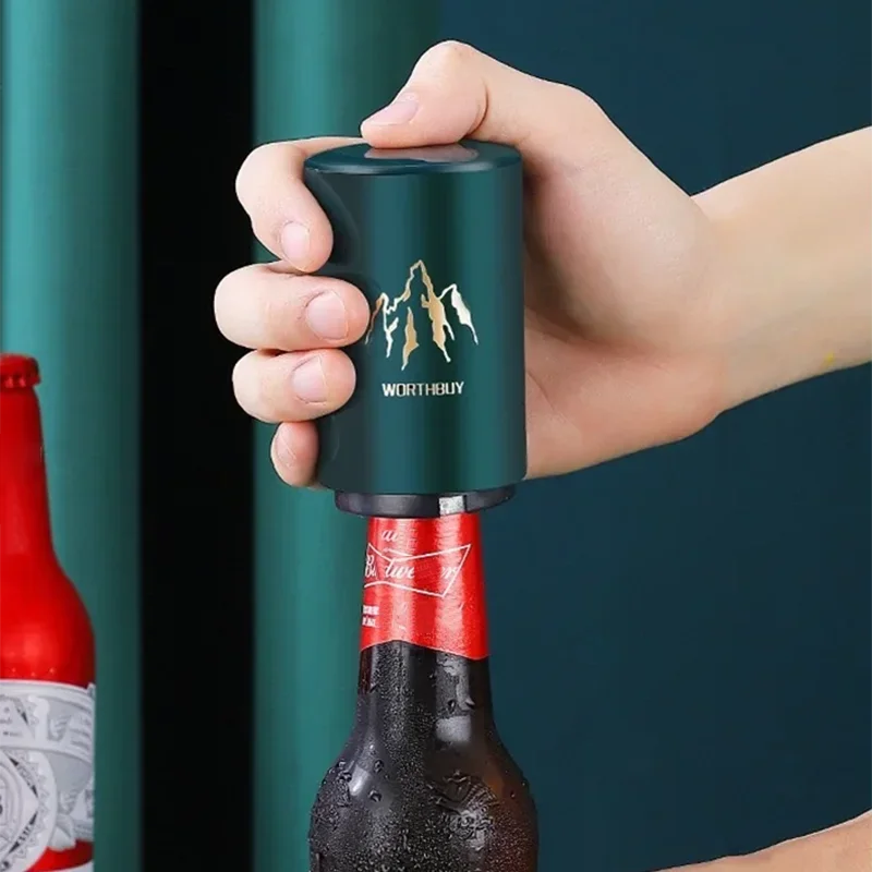 Abridor de garrafa de cerveja automático magnético