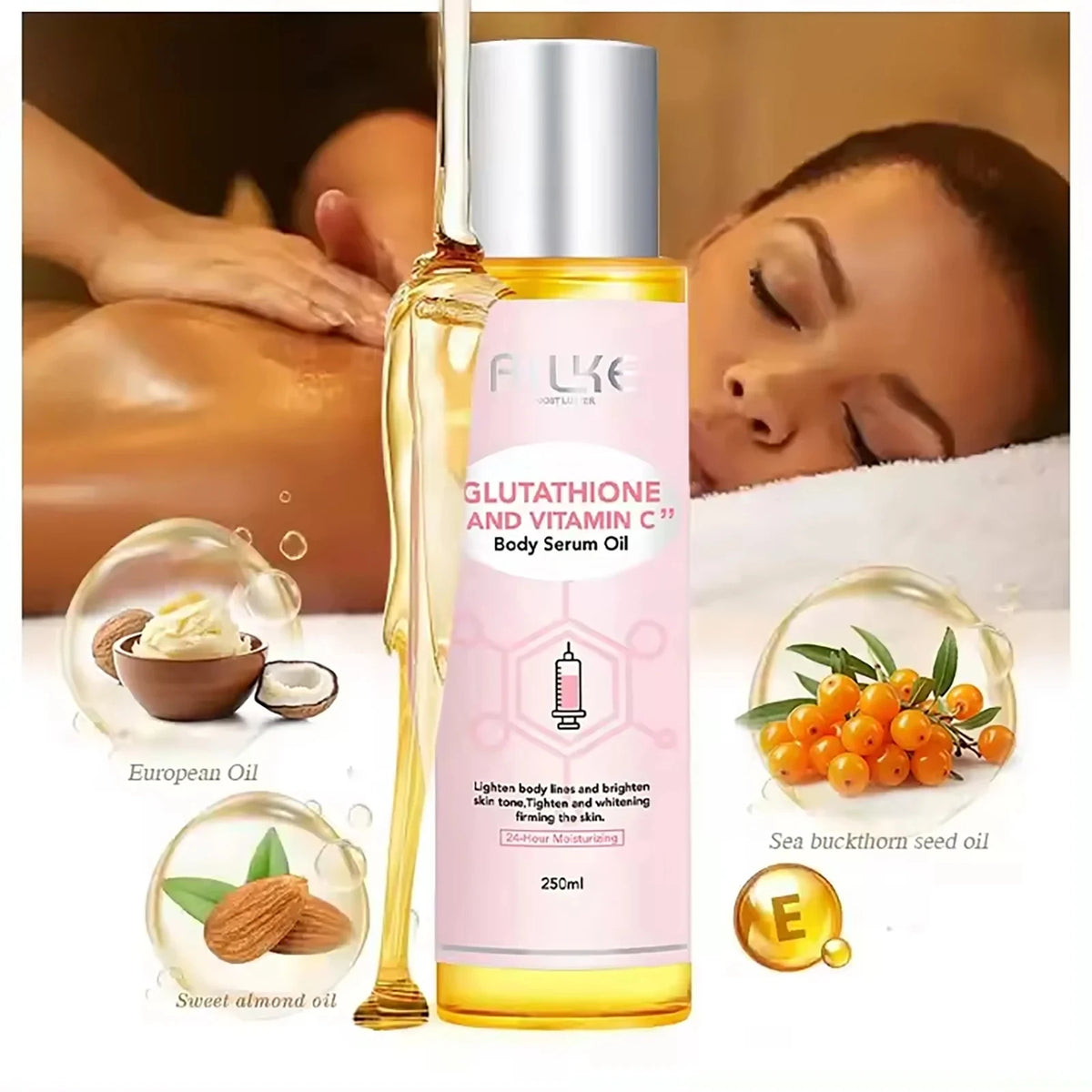 Conjunto de Cuidados de Pele AILKE com Vitamina C