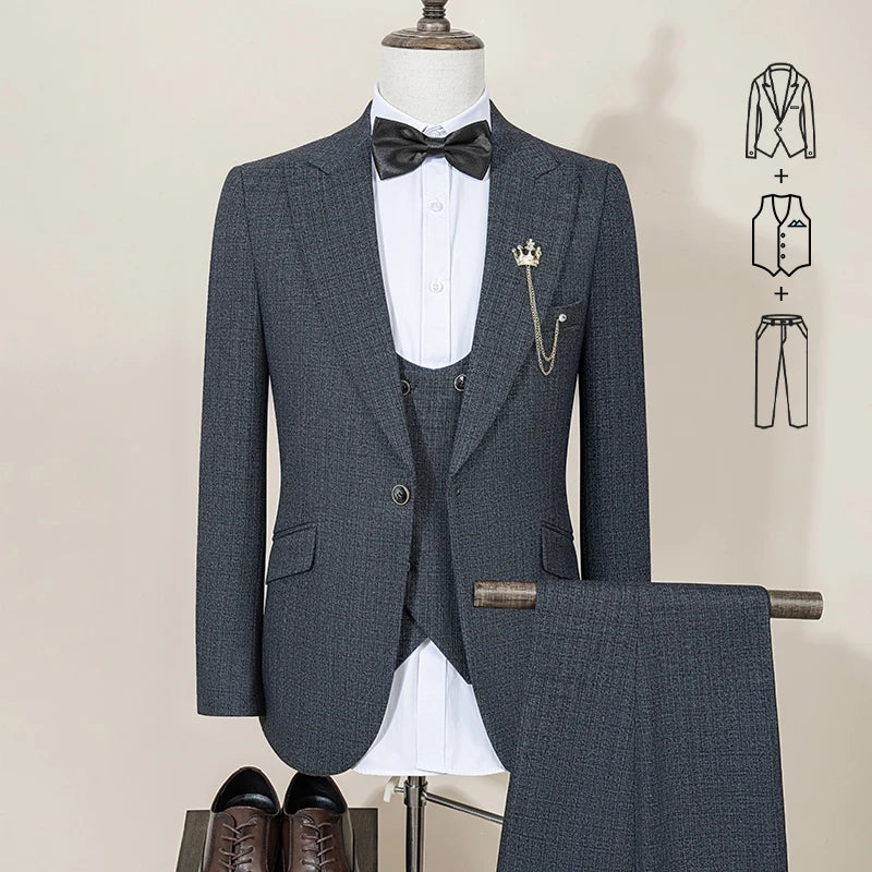 Terno de alta qualidade slim fit