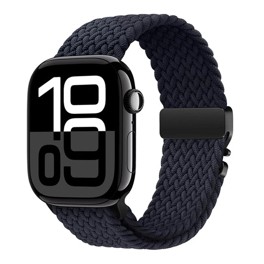 Bracelete desportiva em nylon entrançado para Apple Watch