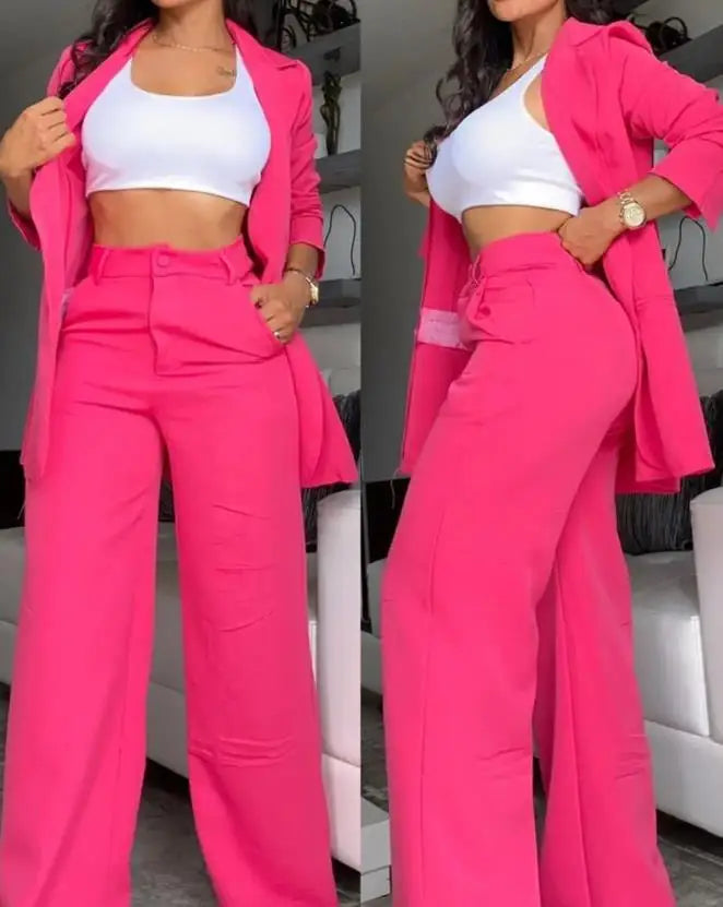 Fato elegante, casaco com gola entalhada