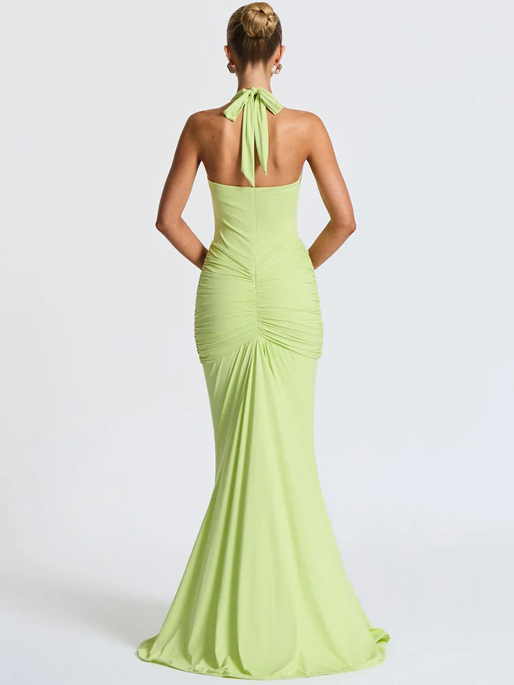 Vestido Mozision decote em V