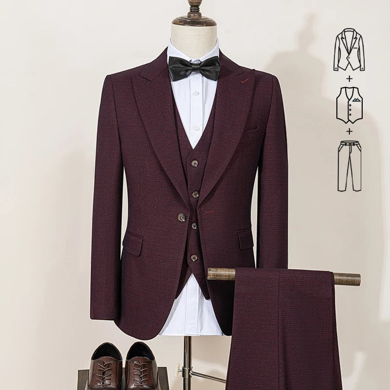 Terno de alta qualidade slim fit