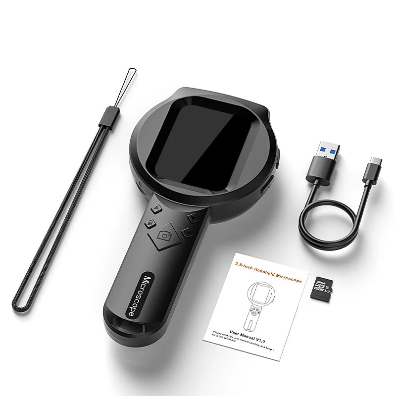Lupa digital ips de 2.8 polegadas