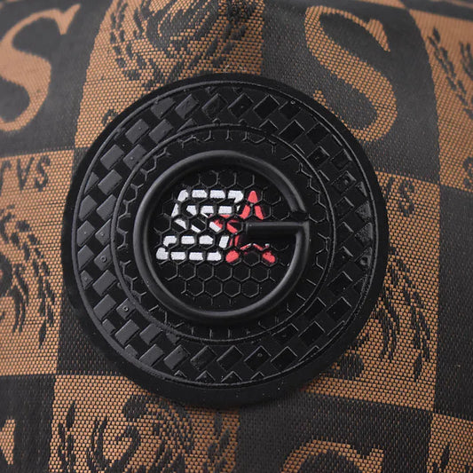 Chapéu de malha xadrez