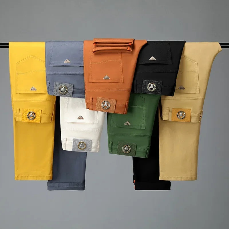 Calça jeans elástica casual
