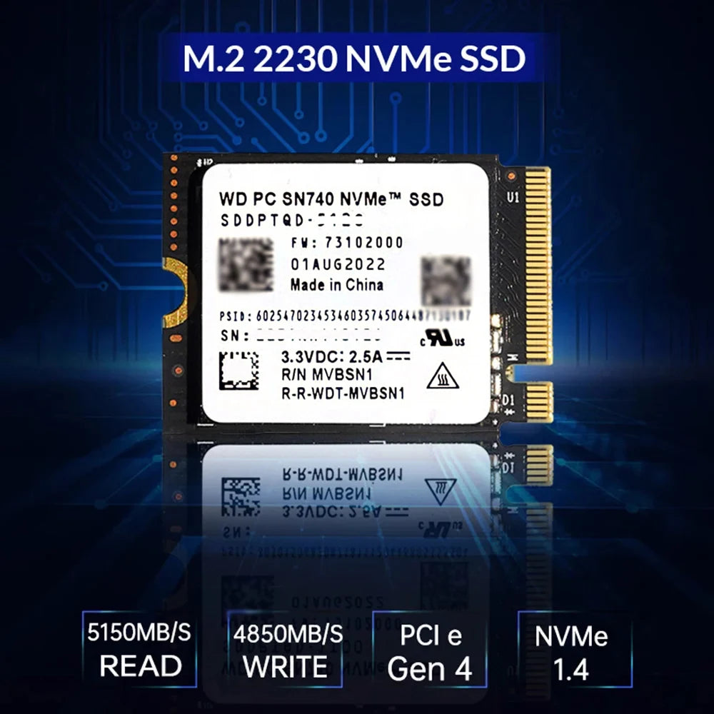 Disco SSD WD SN740 1TB M.2 2230 NVMe PCIe Gen 4x4