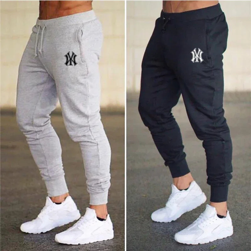 Calças casuais fitness moletom