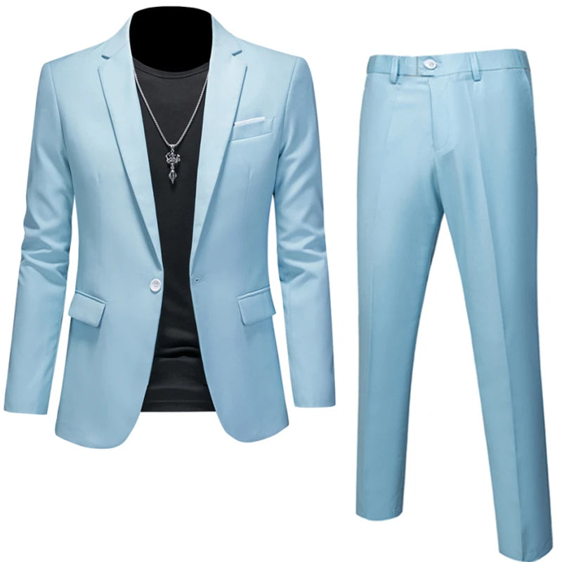 Ternos Monocromáticos Slim Fit