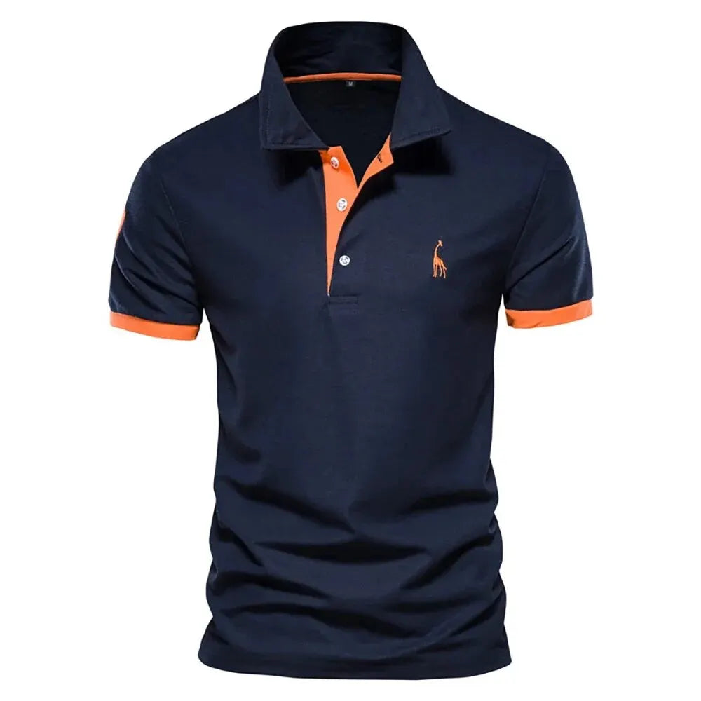 Polo girafa camisa bordado