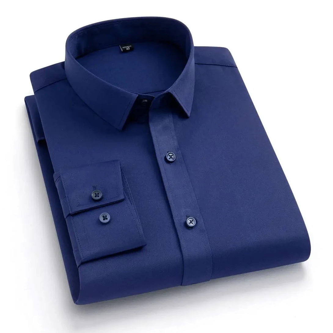 Camisa elástica de manga comprida