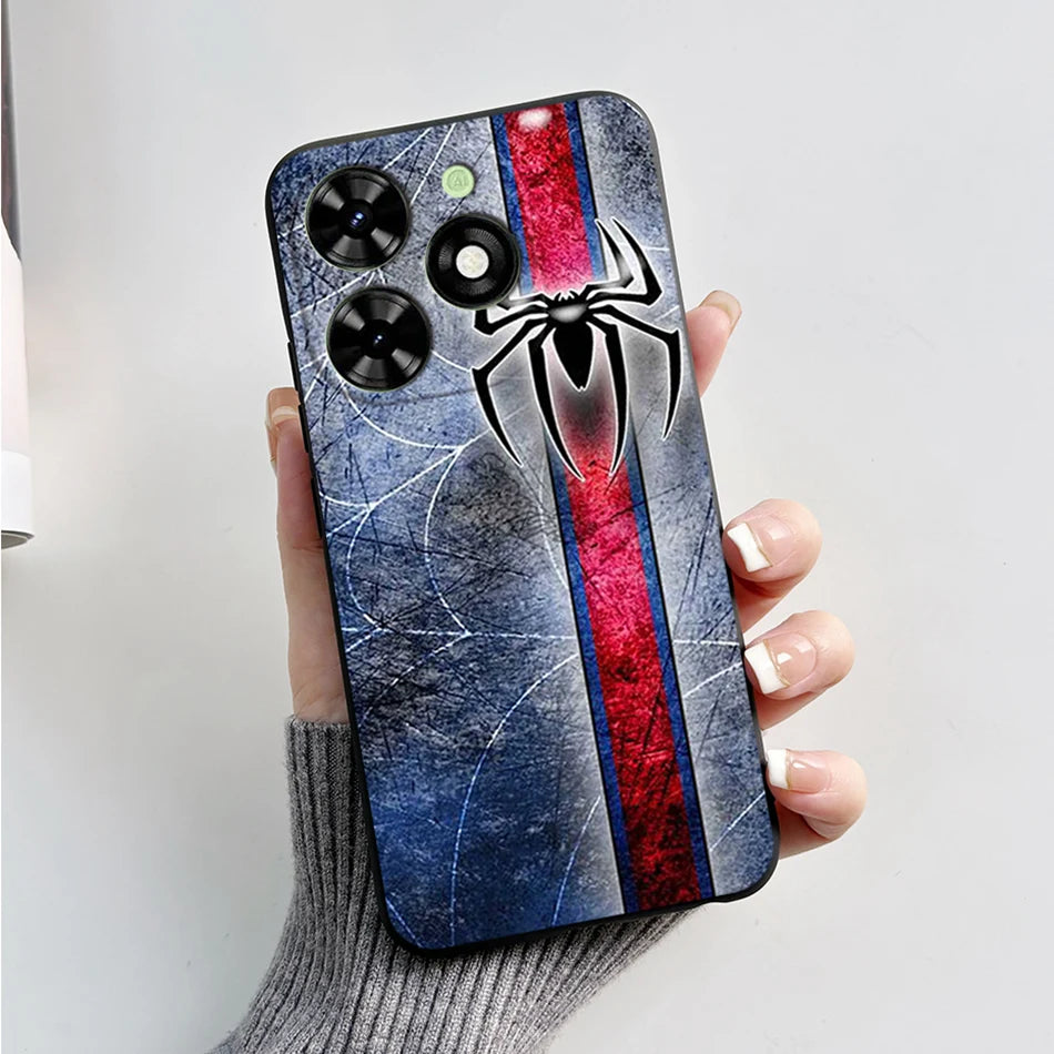 Capa ultra fino macio de silicone à prova de choque para Tecno Spark