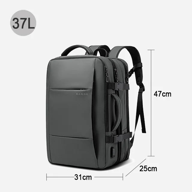 Mochila Bange expansível e impermeável de 17,3 polegadas