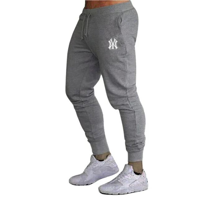 Calças casuais fitness moletom